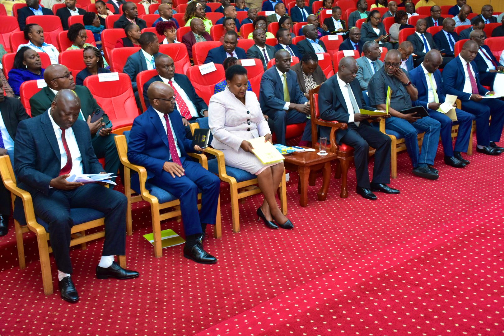 Naibu Rais Rigathi Gachagua akiongoza uzinduzi wa zoezi la usajili chini ya mpango wa Inua Jamii