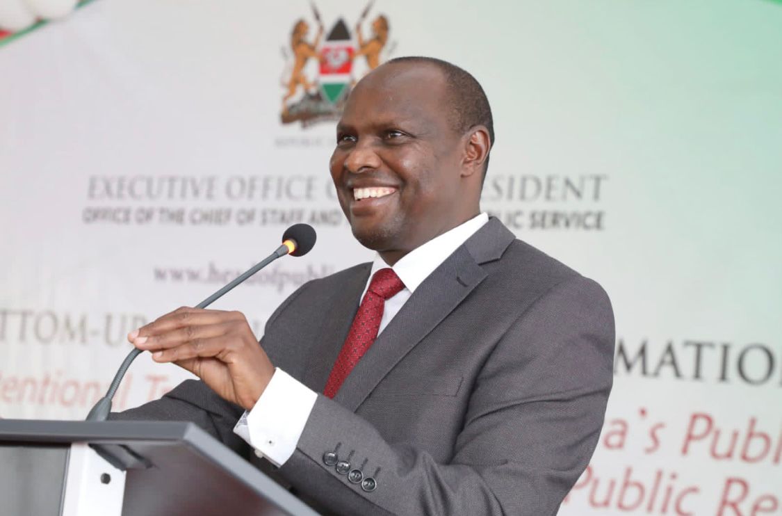 Mkuu wa Utumishi wa Umma Felix Koskei