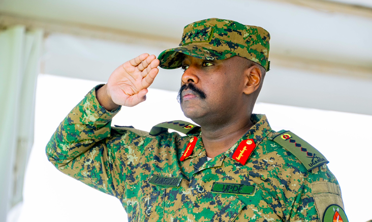Mkuu wa Majeshi ya Ulinzi ya Uganda, Jenerali Muhoozi Kainerugaba.