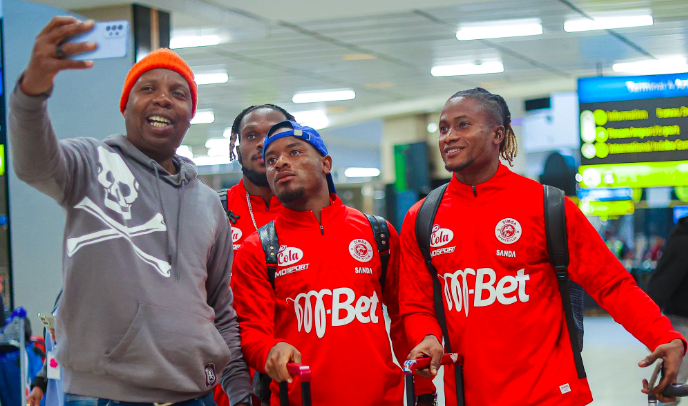 Wachezaji wa Simba FC.